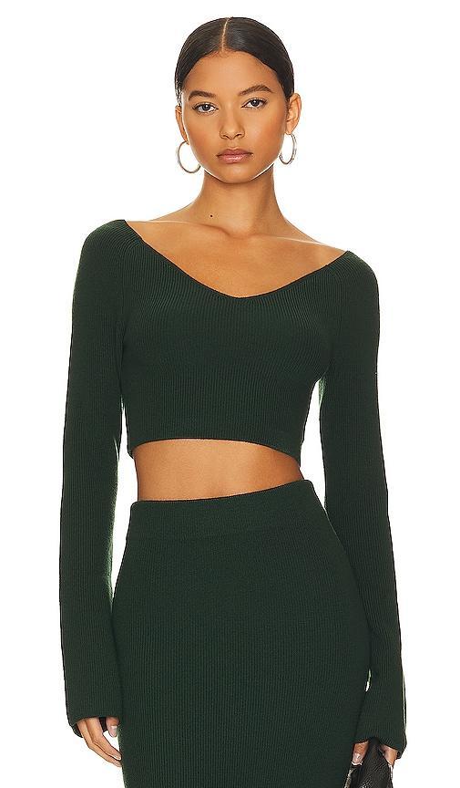 Merino Wool Off Shoulder Top Product Image