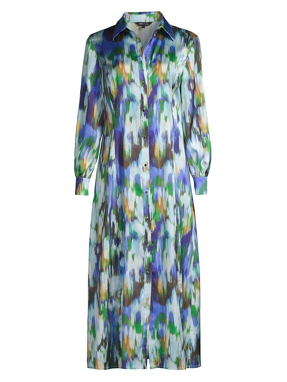 Misook Watercolor Shirtdress Product Image