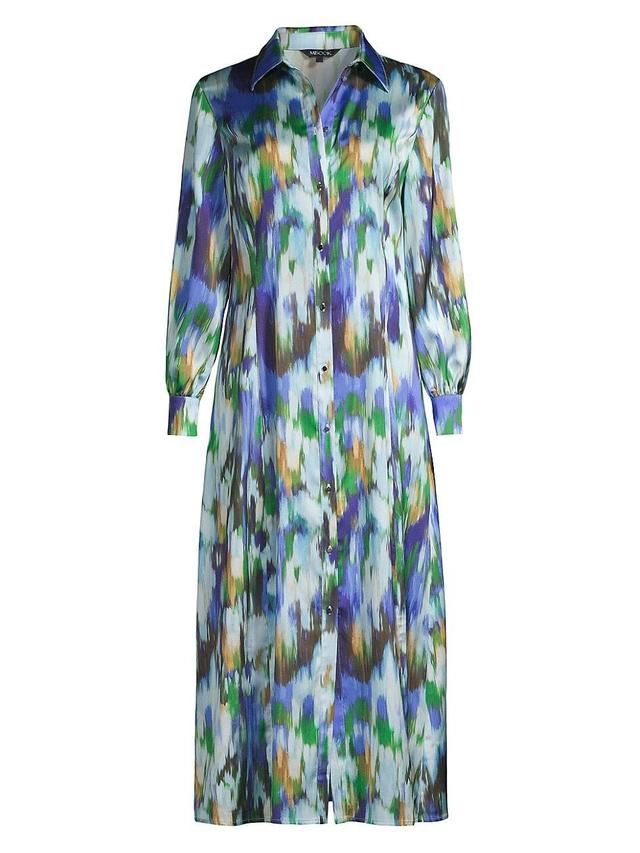 Misook Watercolor Shirtdress Product Image