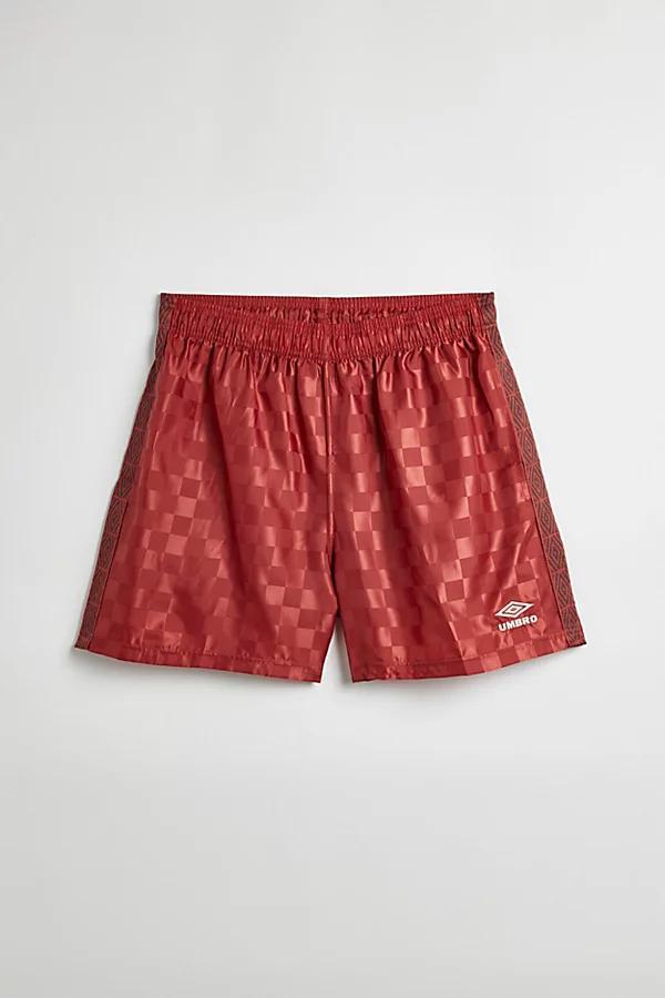 Umbro UO Exclusive Tonal Checkerboard 5 Soccer Short Mens at Urban Outfitters Product Image