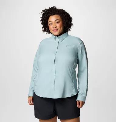 Columbia Women's PFG Tamiami II Long Sleeve Shirt - Plus Size- Product Image