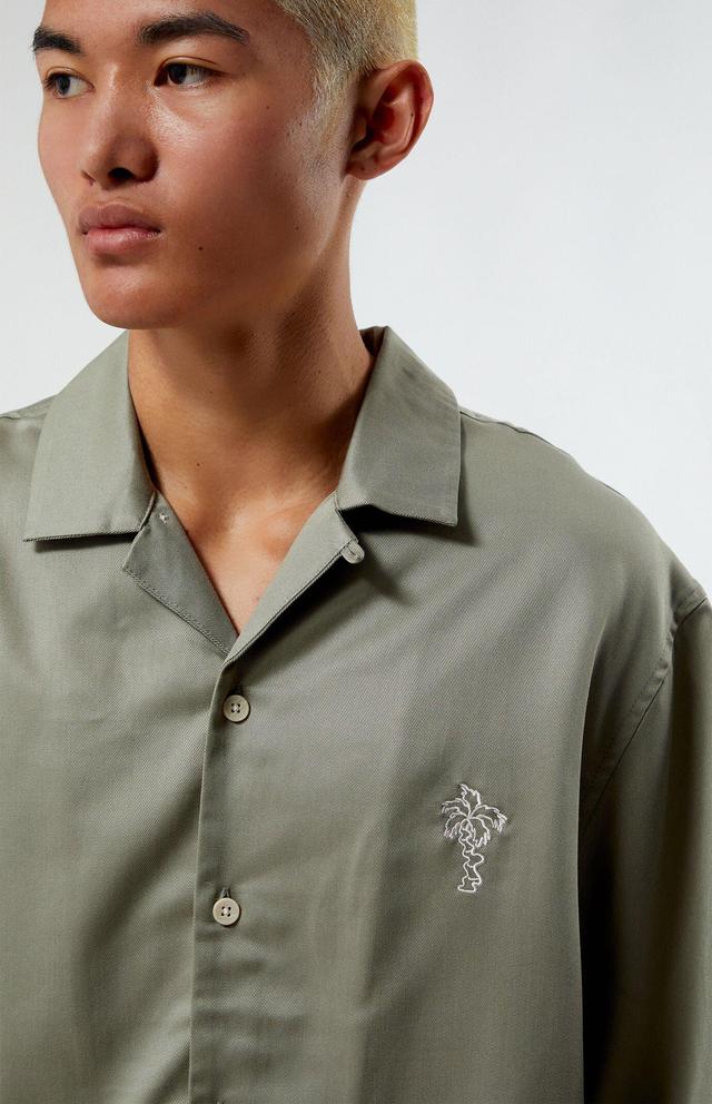 Men's Rogue Oversized Embroidered Camp Shirt Product Image