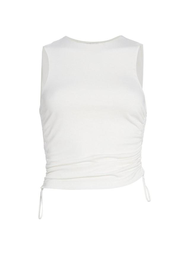 Womens Chrissy Ruched Tank Product Image