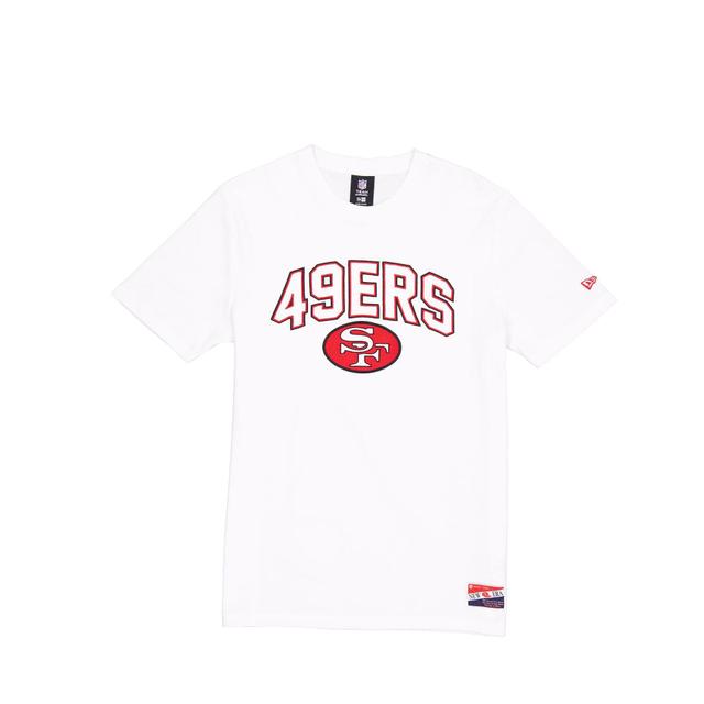 San Francisco 49ers Throwback White T-Shirt Male Product Image