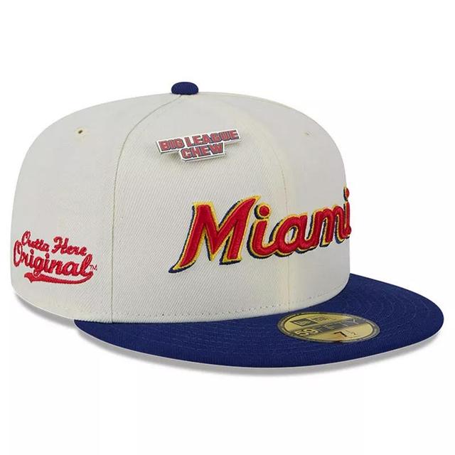 Mens New Era Miami Marlins Big League Chew Original 59FIFTY Fitted Hat Product Image