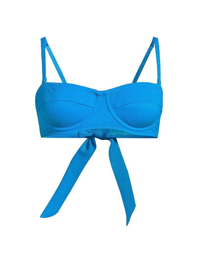 Womens Nellie Texture Underwire Bikini Top Product Image