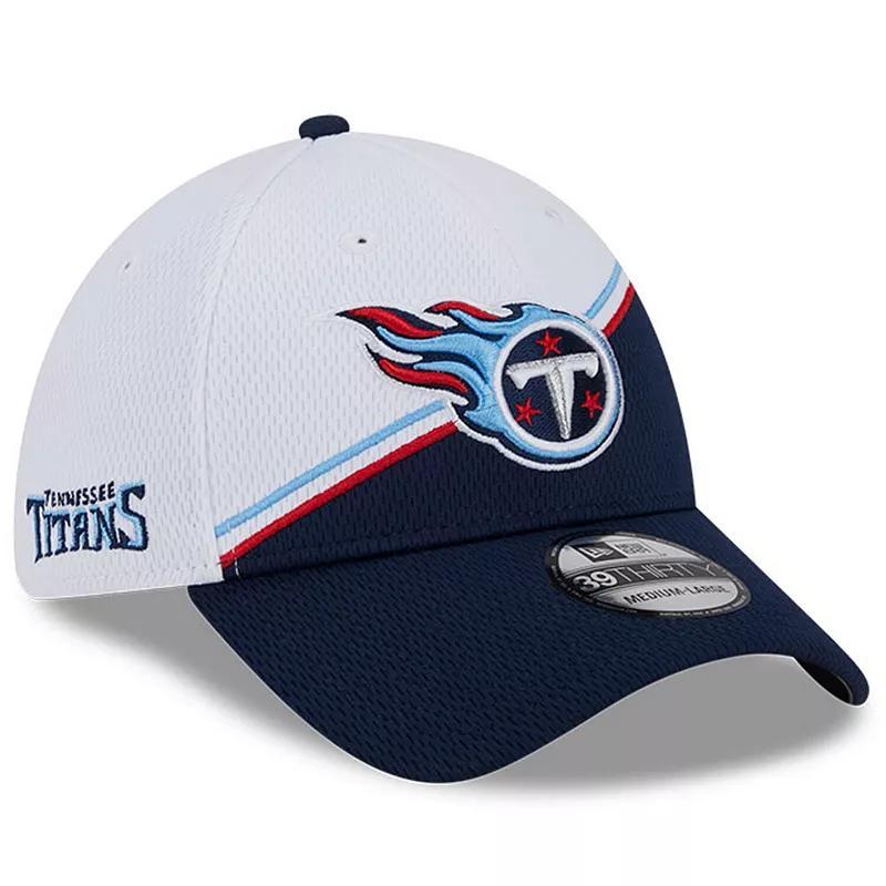 Mens New Era /Navy Tennessee Titans 2023 Sideline 39THIRTY Flex Hat Product Image