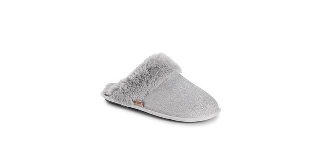 MUK LUKS Womens Angled Sparkle Scuff Slippers Product Image