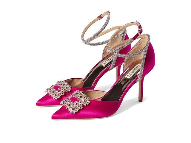 Badgley Mischka Saint (Fuchsia Satin) Women's Shoes Product Image