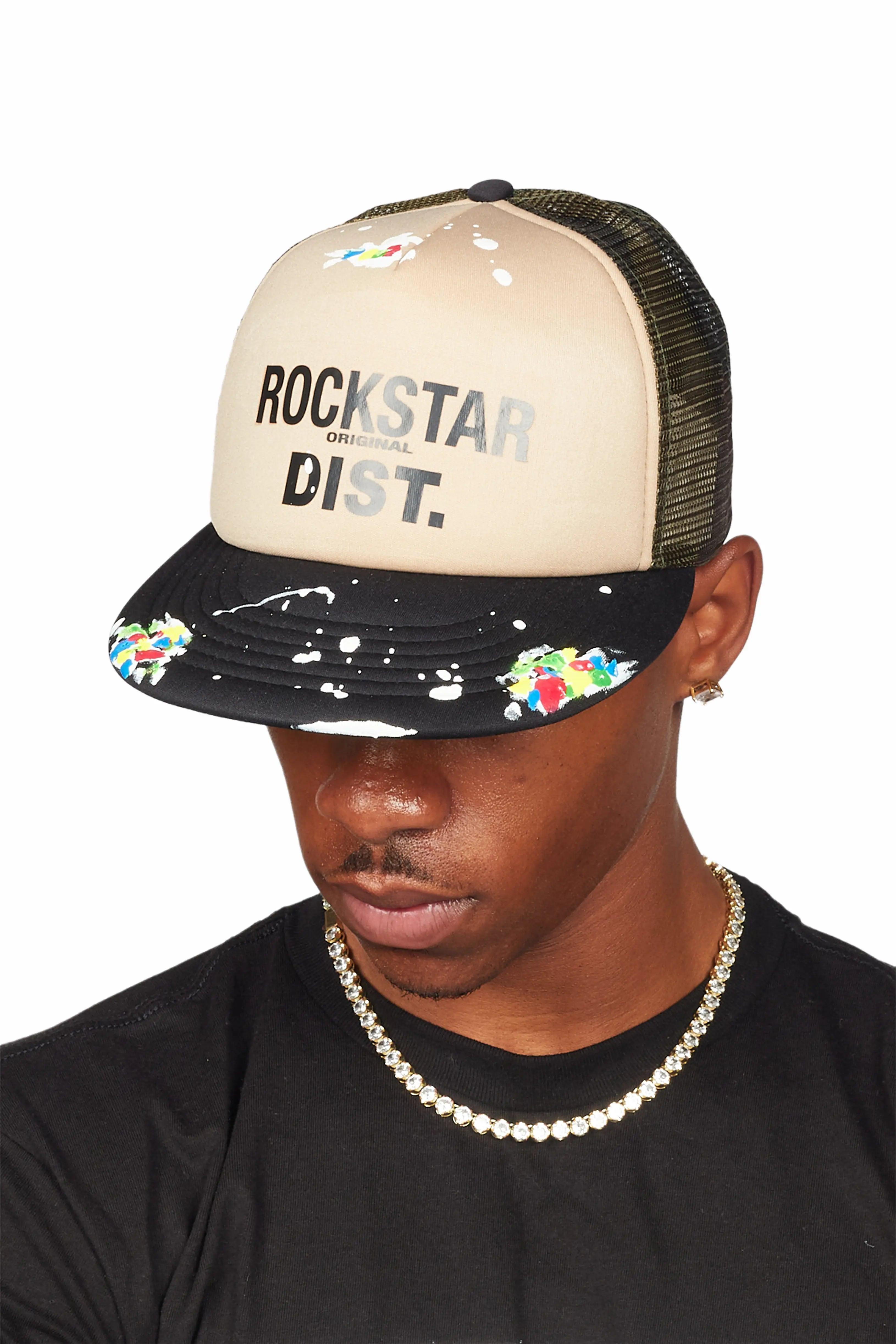 Neptune Beige/Camo Trucker Hat Male Product Image