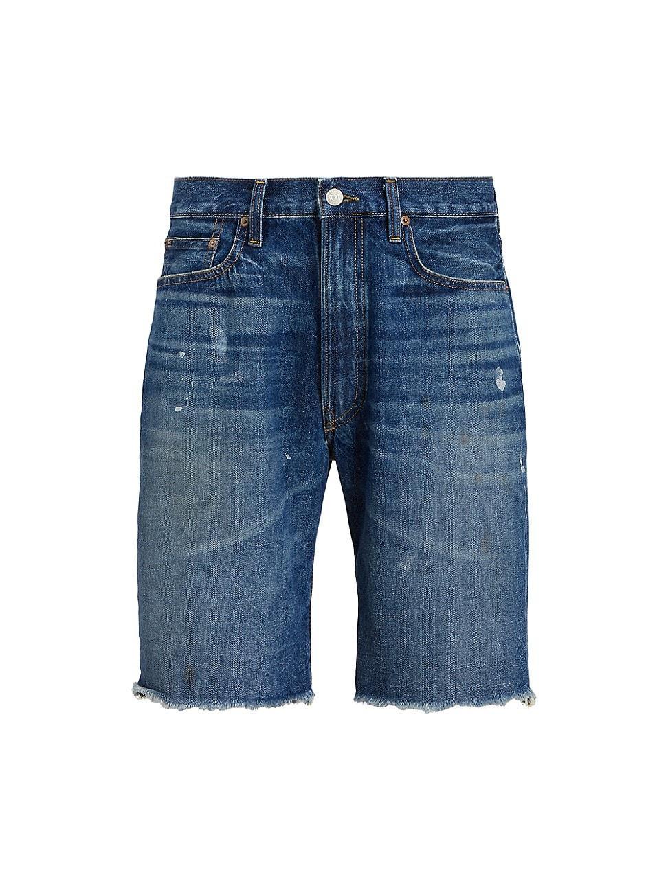 Mens Rigid Five-Pocket Denim Shorts Product Image