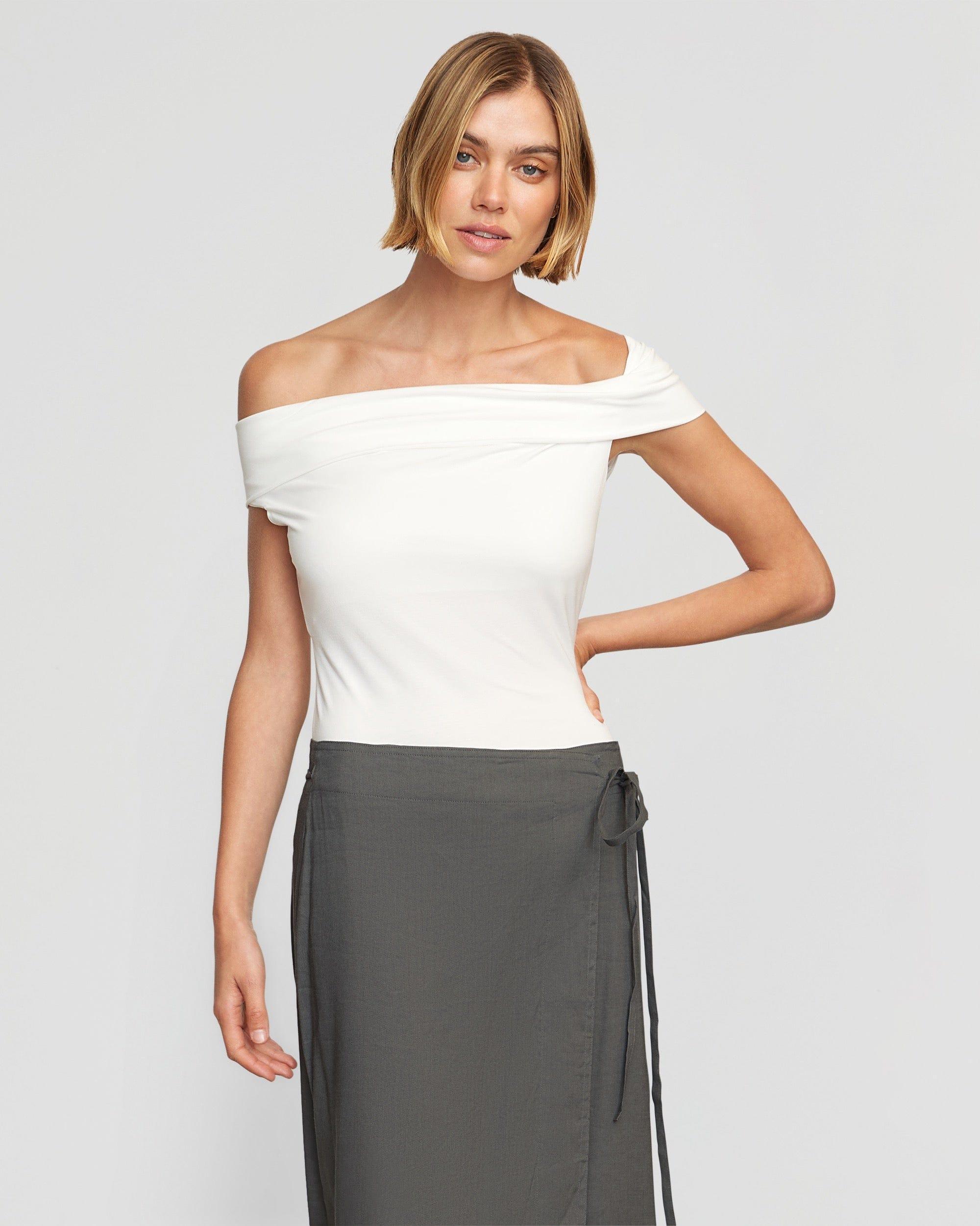 Mai Asymmetric Off-Shoulder Tee Product Image