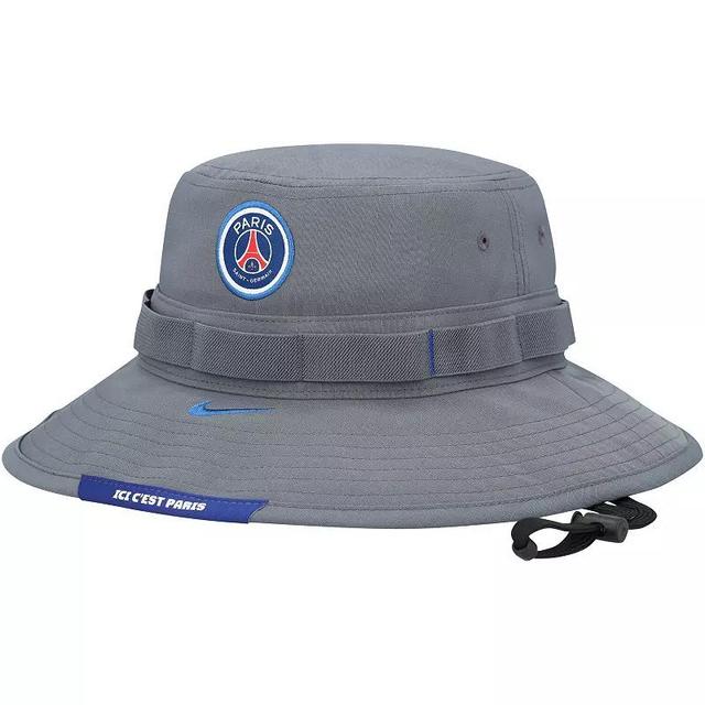 Mens Nike Gray Paris Saint-Germain Boonie Tri-Blend Performance Bucket Hat Product Image