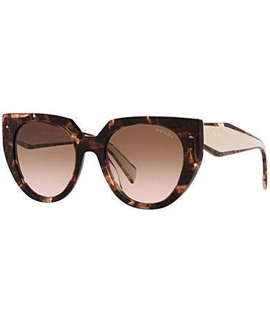 Prada Womens 14wsf 53mm Solid Cat Eye Sunglasses Product Image