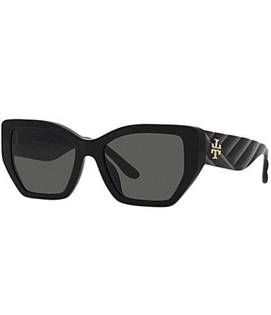 Tory Burch 53mm Rectangular Sunglasses Product Image