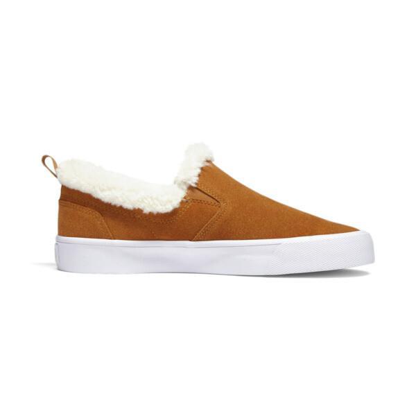 PUMA Bari Comfort Sherpa Women's Slip-On Shoes in Desert Tan/Whisper White Product Image