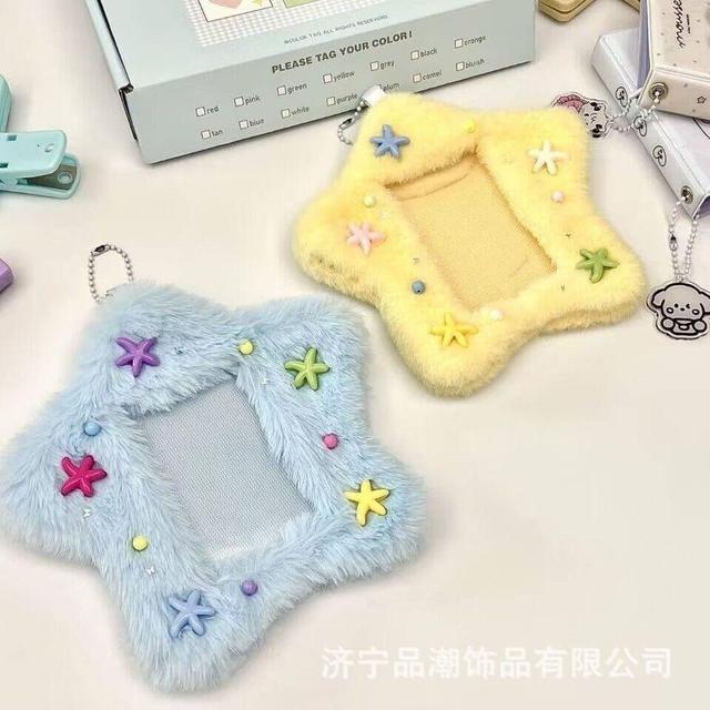 Star Chenille Card Holder Product Image