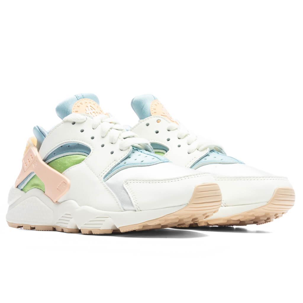 Air Huarache SE Women's - Sail/Arctic Orange/Worn Blue/Vivid Green Female Product Image