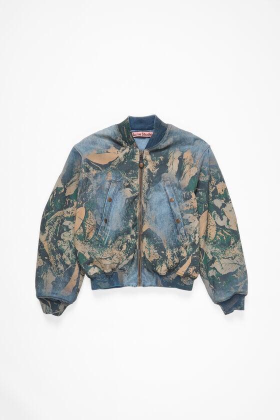 Denim bomber jacket Product Image