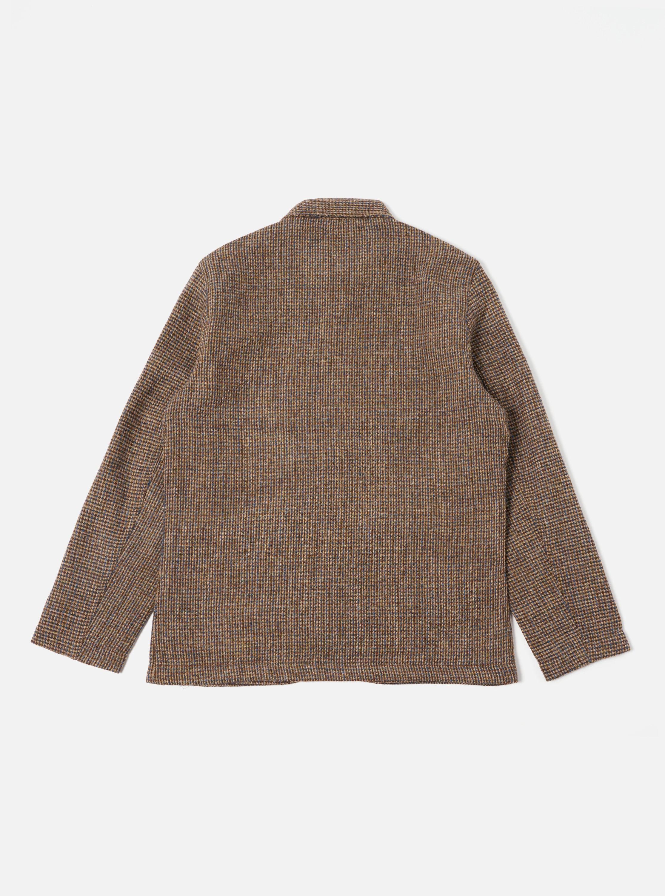 Universal Works Bakers Jacket in Brown Harris Tweed Plaid Product Image