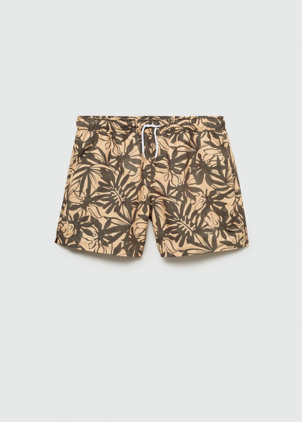 Floral print swimsuit - Men | MANGO USA Product Image