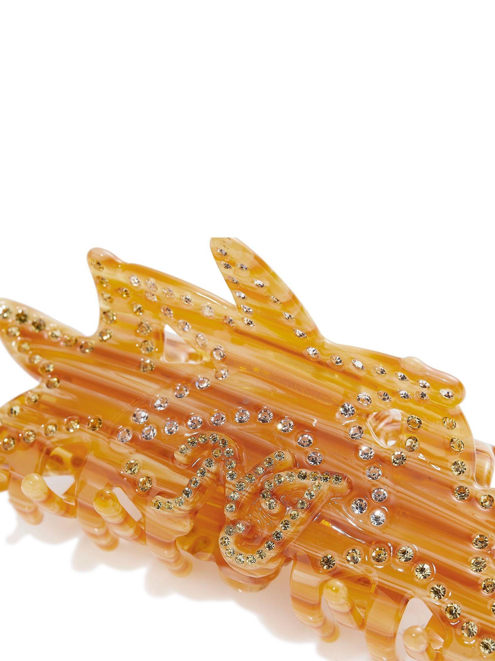 Paulina Crystal Star Claw Clip (Yellow) Product Image