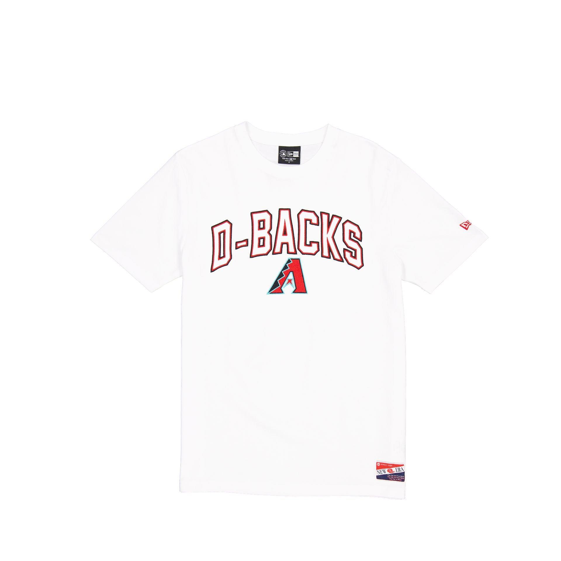 Arizona Diamondbacks Throwback White T-Shirt Male Product Image