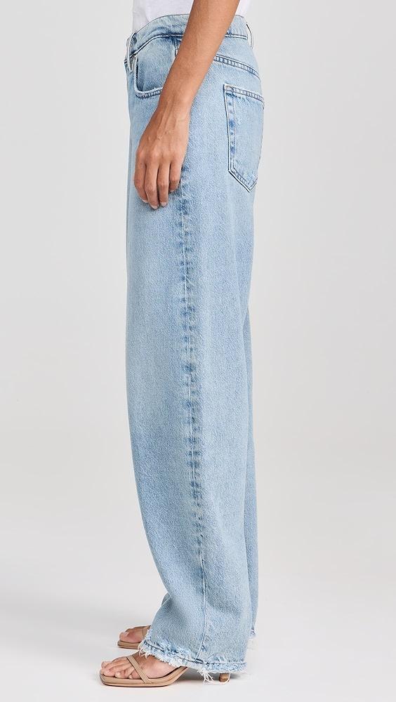 FRAME Low Slung Barrel Jeans | Shopbop Product Image