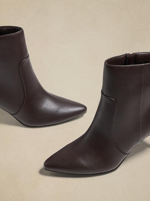 Vegan Leather Heeled Bootie product image