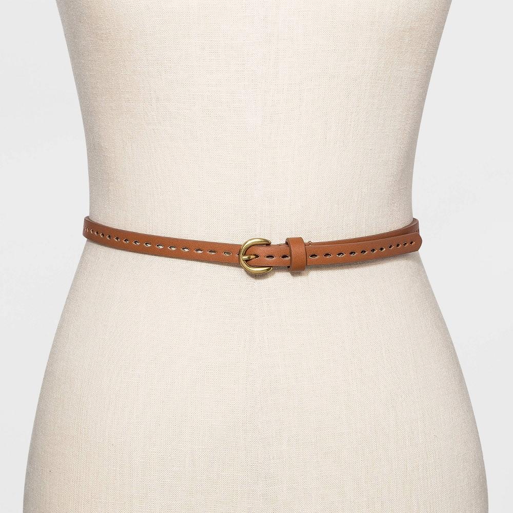 Womens 3pk Laser Cut Belt - Universal Thread BlackBrown Product Image