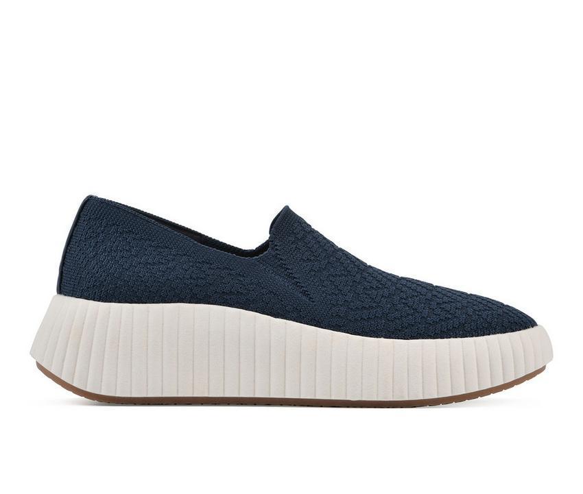 Women's White Mountain Daylight Platform Wedge Slip-On Shoes Product Image