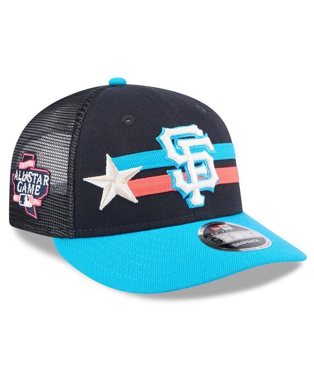 Mens New Era San Francisco Giants 2024 MLB All-Star Game Meshback Low Profile 9FIFTY Snapback Hat, Blue Product Image