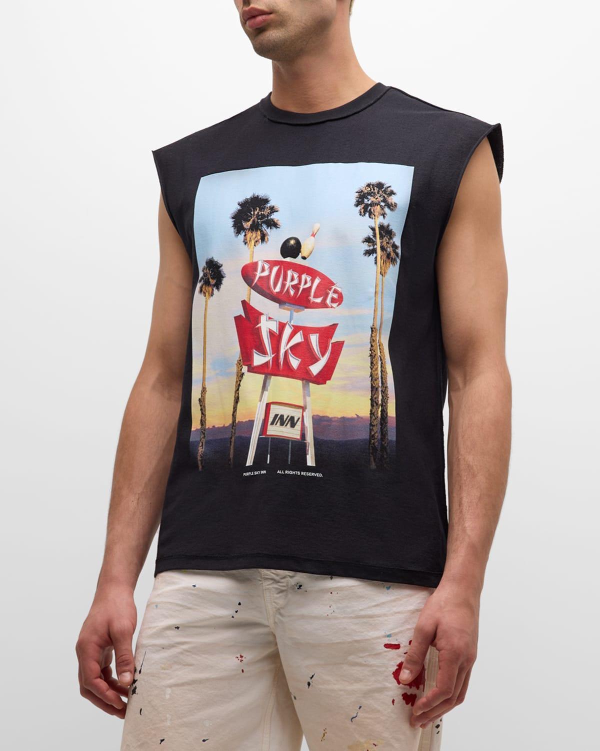 Mens x Blue Sky Inn Graphic-Print Muscle Tee Product Image