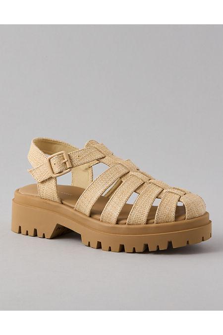 AE Raffia Fisherman Lug Sandal Women's Product Image