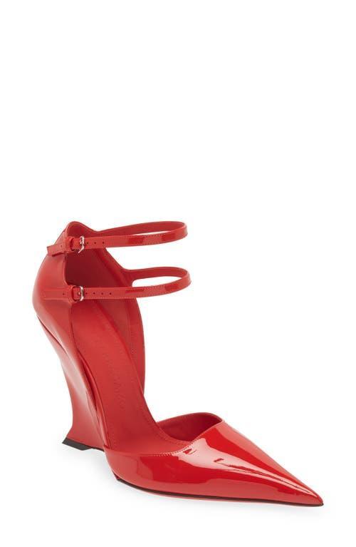 FERRAGAMO Vidya Double Ankle Strap Pointed Toe Pump Product Image