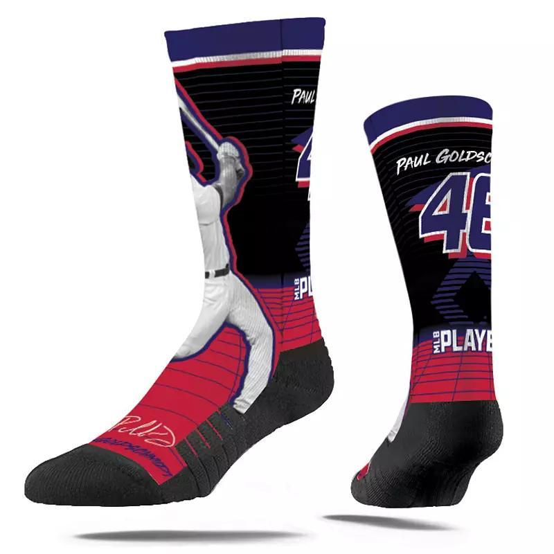 Strideline Paul Goldschmidt St. Louis Cardinals Synthwave Premium Full Sub Crew Socks, Mens Product Image