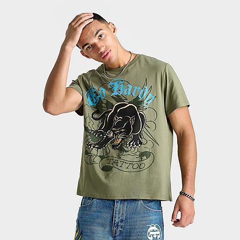 Ed Hardy Mens Crouching Panther T-Shirt Product Image