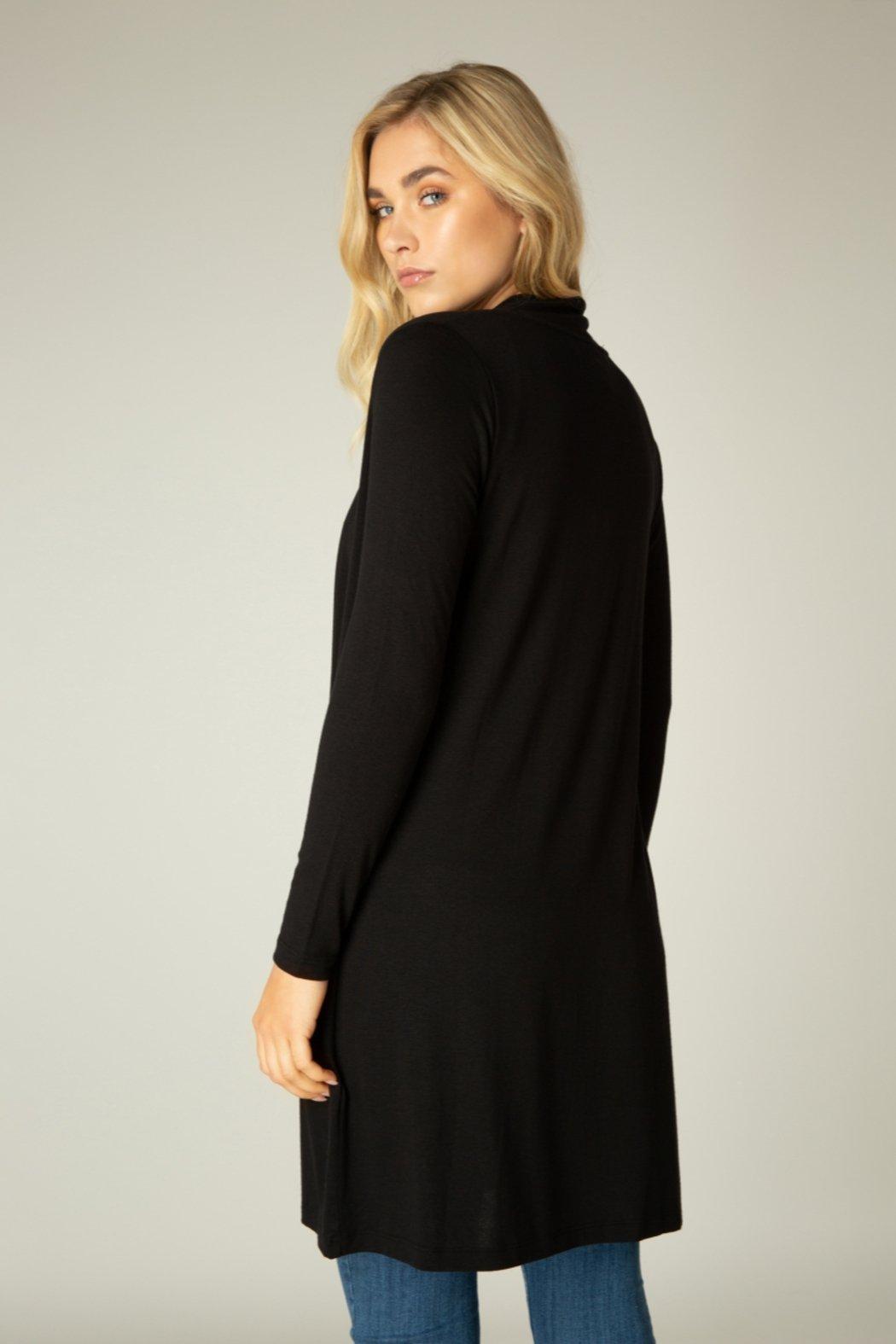 Long open front cardigan Female Product Image