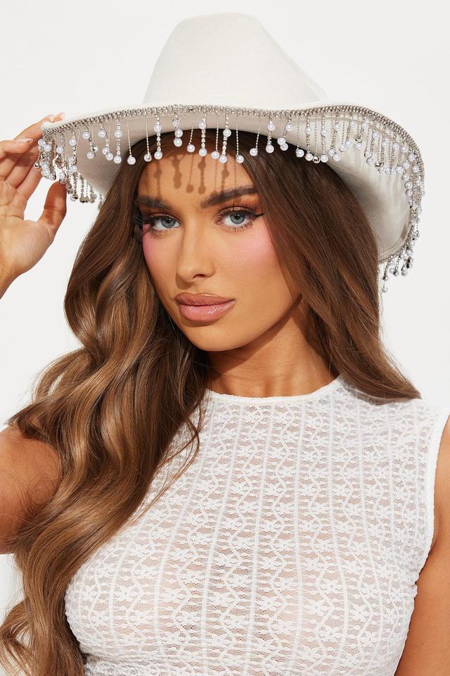 Texas Charm Cowboy Hat - Ivory Product Image