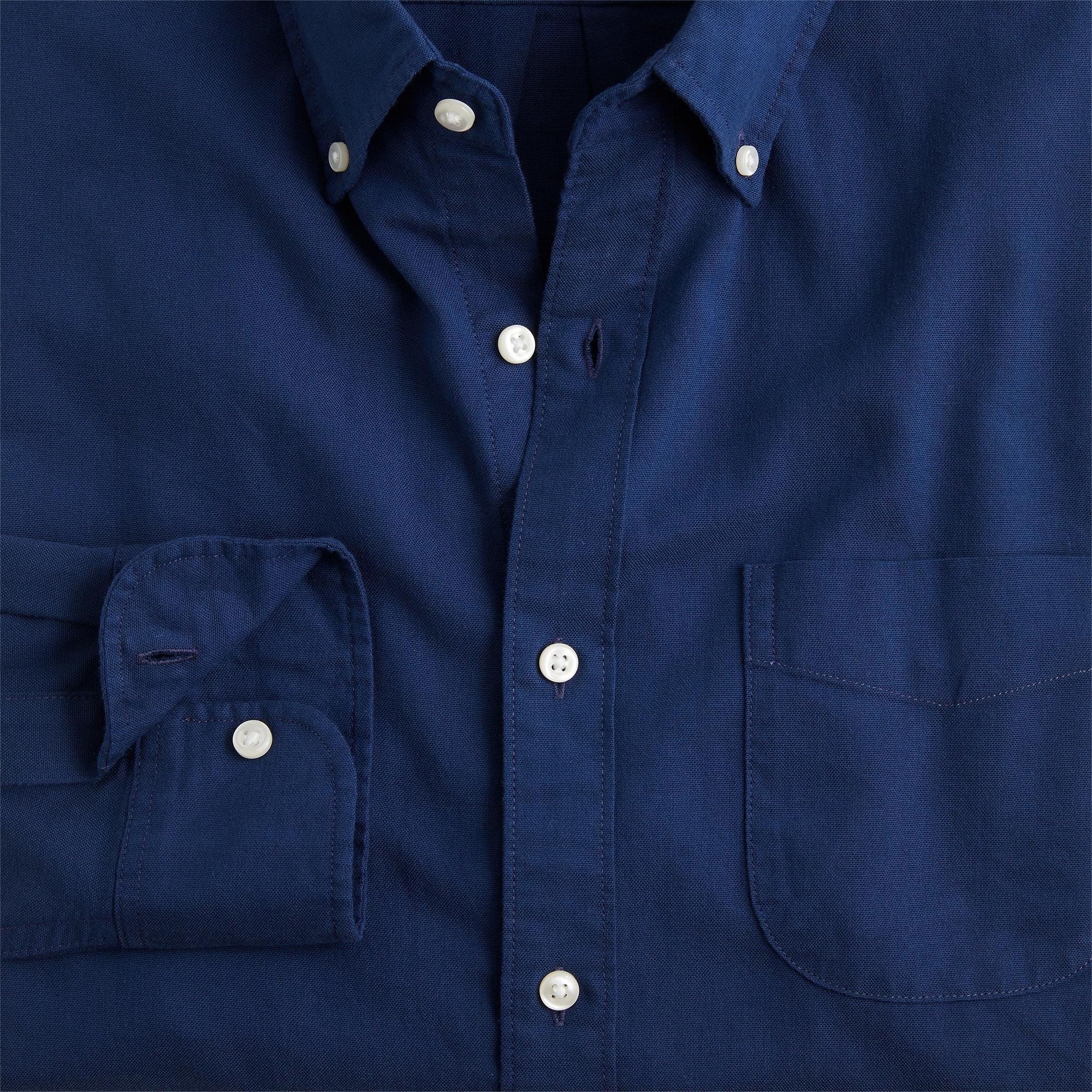 Broken-in organic cotton oxford shirt Product Image