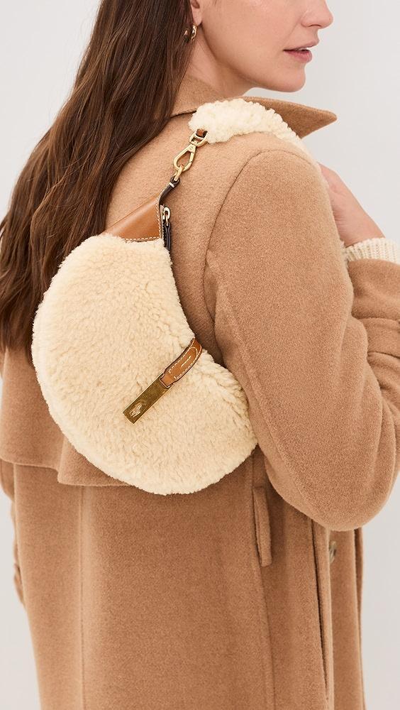 Polo Ralph Lauren Shearling Vachetta Id Mini Shoulder Bag | Shopbop Product Image