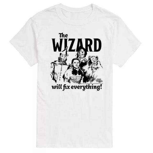 Mens Wizard Of Oz Wizard Will Fix Everything Graphic Tee Product Image