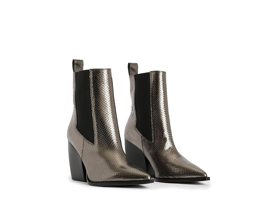 Allsaints Womens Ria Sparkle Pull On High Heel Chelsea Boots Product Image