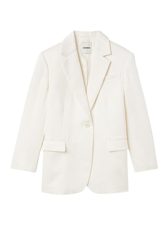 Womens Tailored Blazer Product Image