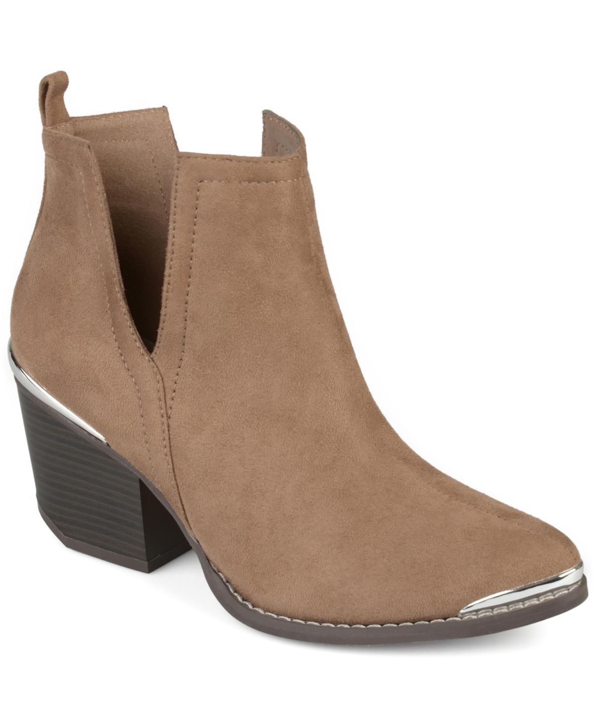 Journee Collection Issla Womens Ankle Boots Med Grey Product Image