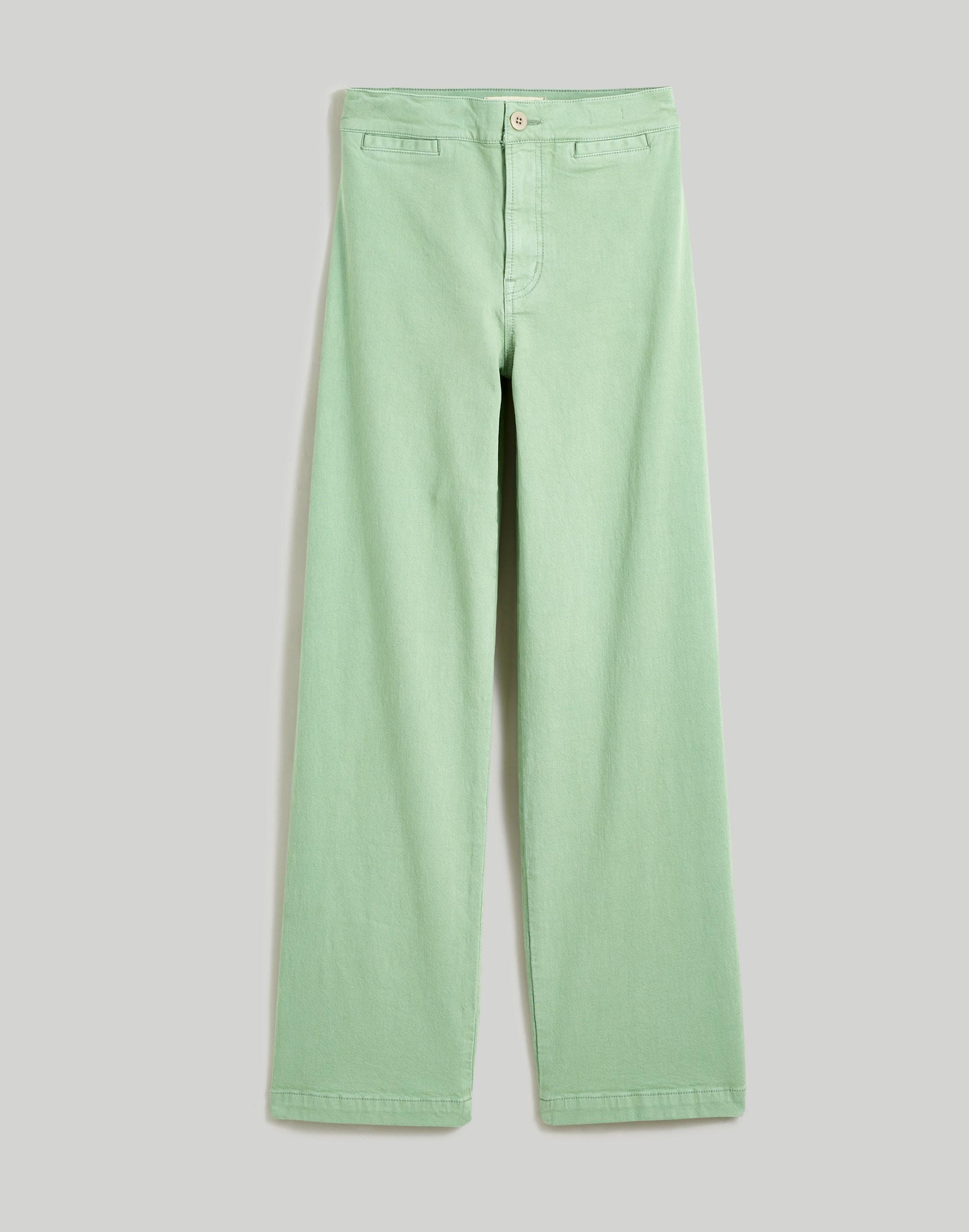 The Petite Emmett Wide-Leg Crop Pant in Garment Dye: Welt Pocket Edition Product Image