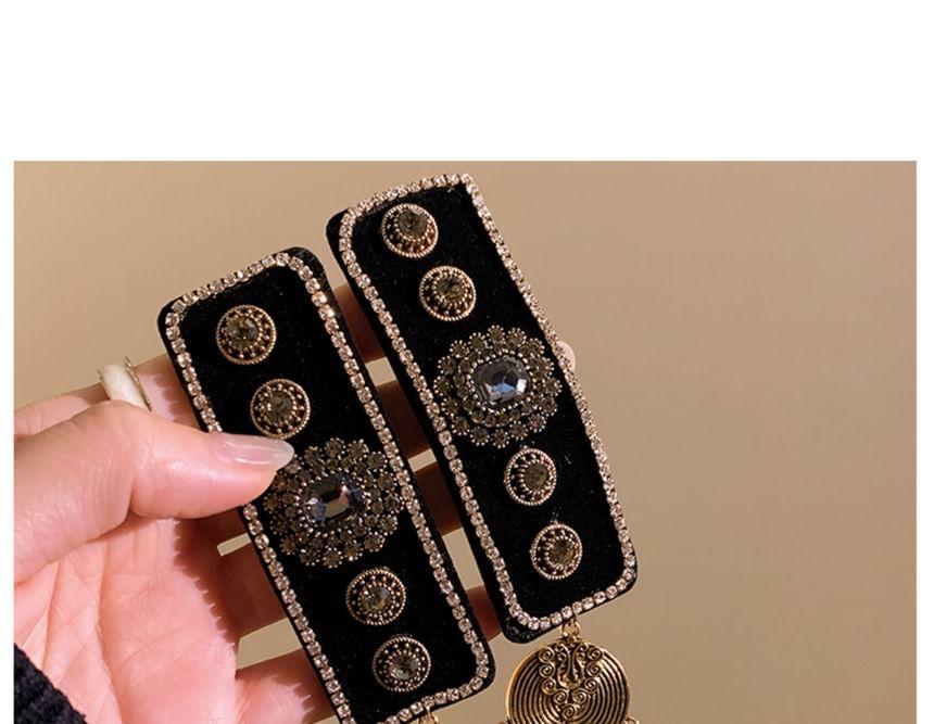 Rhinestone Beaded Hair Clip / Set Product Image