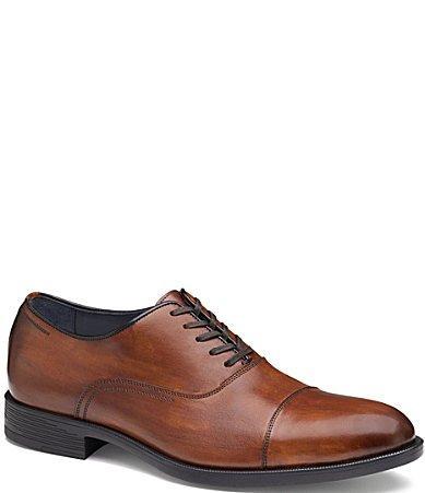 Mens J & M Collection Flynch Leather Cap-Toe Oxfords Product Image