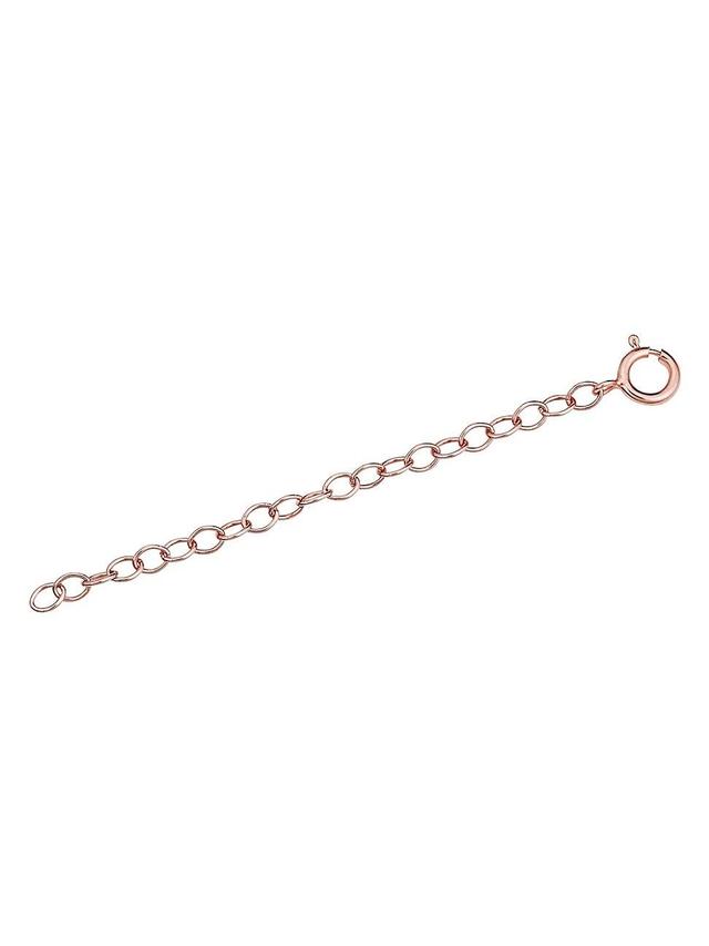 Womens 14K White Solid Gold Lengthen It Chain Extender Product Image