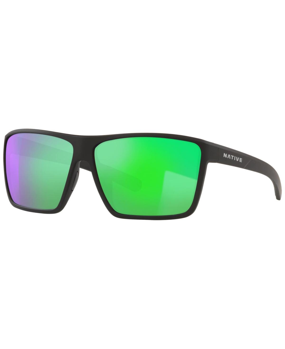 Native Mens Wells Xl Polarized Sunglasses, Mirror XD9023 Product Image